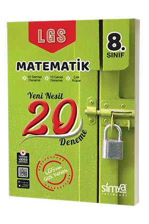 8. Sınıf Matematik Branş Deneme Sınavı Simya Yayınları