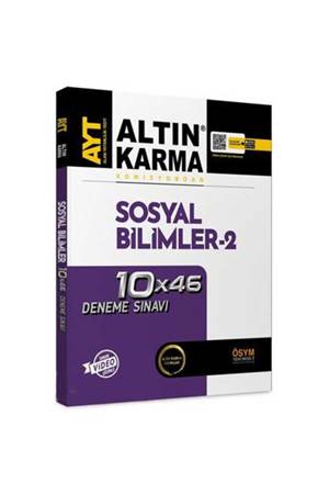 Altın Karma AYT Sosyal Bilimler-2 Branş Deneme