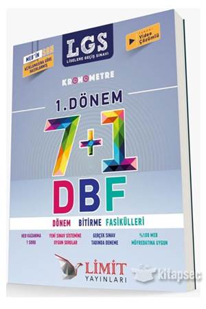 LİMİT LGS 1.DÖNEM DÖNEM BİTİRME FASİKÜLLERİ