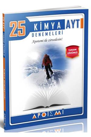 Apotemi Yayınları AYT Kimya 25 li Denemeleri