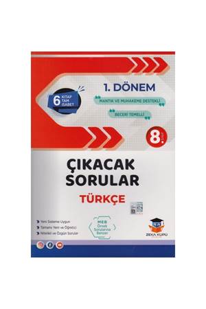 ZEKA KÜPÜ 8. SINIF TÜRKÇE 1. DÖNEM ÇIKACAK SORULAR