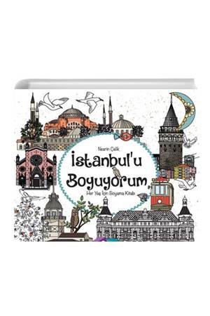 İstanbulu Boyuyorum Her Yaş İçin Boyama Kitabı