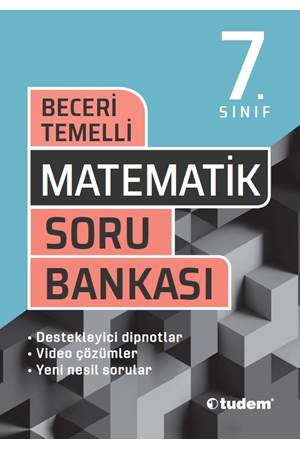 7. Sınıf Matematik Beceri Temelli Soru Bankası Tudem Yayınları
