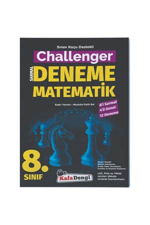 Kafadengi 8.Sınıf Challenger Matematik Branş Denemesi (12'li) (Tümü Video Çözümlü)