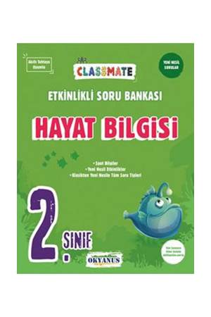 Okyanus 2. Sınıf Classmate Hayat Bilgisi Etkinlikli Soru Bankası