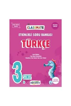 Okyanus 3. Sınıf Classmate Türkçe Etkinlikli Soru Bankası