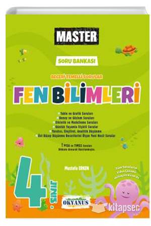 4. Sınıf Master Fen Bilimleri Soru Bankası
