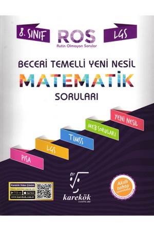 KAREKÖK 8.SINIF LGS YENİ NESİL BECERİ TEMELLİ MATEMATİK SORULARI (ROS)