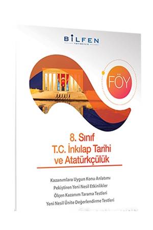 Bilfen Yayıncılık 8. Sınıf TC İnkılap Tarihi ve Atatürkçülük Föy