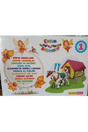 ÇOCUK EDEBİYATINDAN SEÇMELER - 1 -SET 10 KİTAP / 8 -9 Yaş