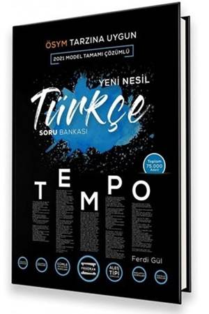 Fragman Tyt Türkçe Yeni Nesil Tempo Soru Bankası