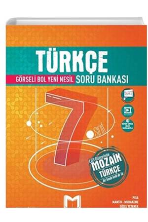 7. Sınıf Türkçe Soru Bankası Mozaik Yayınları