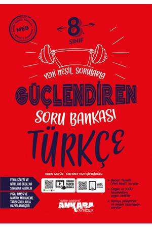 8. sınıf Güçlendiren Türkçe Soru Bankası Ankara Yayıncılık