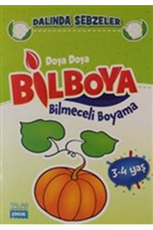 Doya Doya Bil Boya - Bilmeceli Boyama - Dalında Sebzeler - 3-4 Yaş