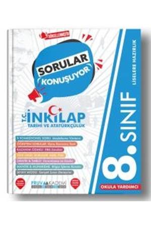 Pruva Akademi 8. Sınıf T.C. İnkılap Tarihi ve Atatürkçülük Soru Bankası