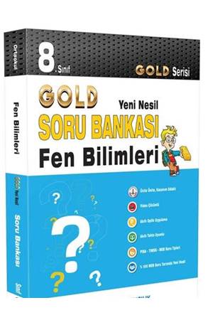 Mutlu Yayıncılık 8. Sınıf Gold Yeni Nesil Fen Bilimleri Soru Bankası