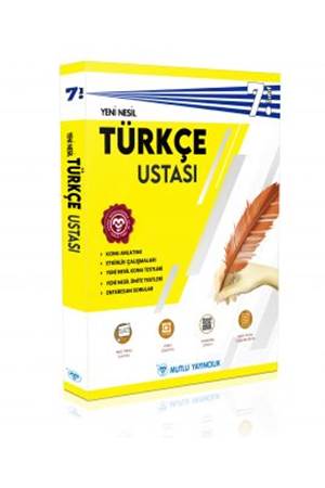 Mutlu Yayıncılık 7. Sınıf Türkçe Ustası Konu Anlatımlı Soru Bankası Video Çözümlü