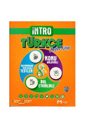 8.Sınıf Türkçe İntro Defter Kitap Mozaik Yayınları