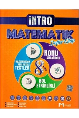 8. Sınıf Matematik İntro Konu Anlatımlı Defter Kitap Mozaik Yayınları