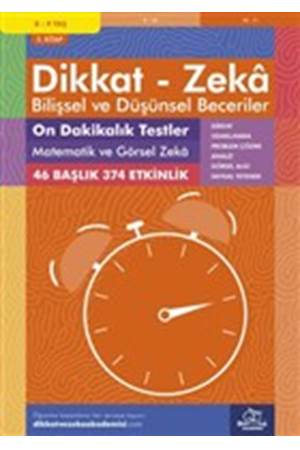 On Dakikalık Testler - Matematik ve Görsel Zeka (8 - 9 Yaş) - Dikkat Zeka