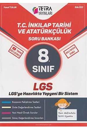 TETRA 8. SINIF LGS İNKILAP TARİHİ VE ATATÜRKÇÜLÜK SORU BANKASI