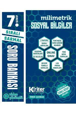 Kriter Yayınları 7.Sınıf Sosyal Bilgiler Soru Bankası