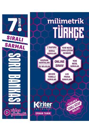 Kriter Yayınları 7.Sınıf Türkçe Soru Bankası