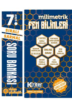 Kriter Yayınları 7.Sınıf Fen Bilimleri Soru Bankası