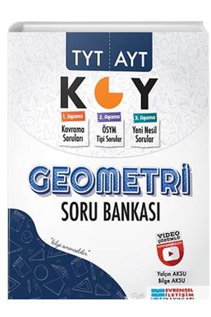 E.İLETİŞİM TYT AYT GEOMETRİ VİDEO ÇÖZÜMLÜ SORU BANKASI