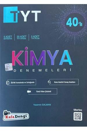 Kafadengi TYT Kimya Branş Denemesi(40'lı) (Tümü Video Çözümlü)