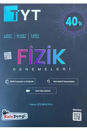 Kafadengi TYT Fizik Branş Denemesi(40'lı) (Tümü Video Çözümlü)