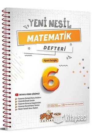 6.SINIF YENI NESIL MATEMETIK DEFTERI