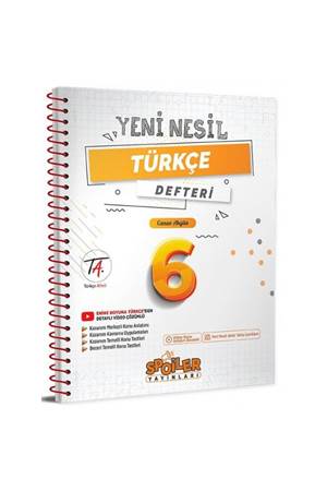 6.SINIF YENI NESIL TURKCE DEFTERI