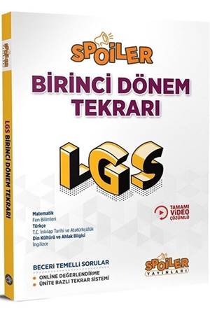 2023 LGS 1. DONEM SORU BANKASI
