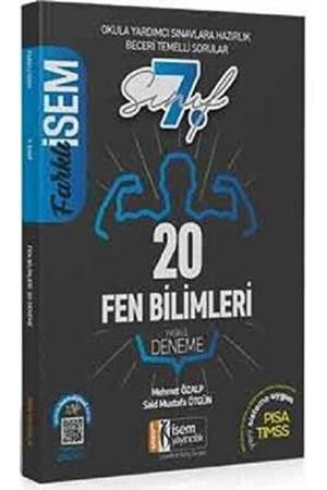 Farklı İsem 7. Sınıf Fen Bilimleri Tamamı Çözümlü 20 Fasikül Deneme