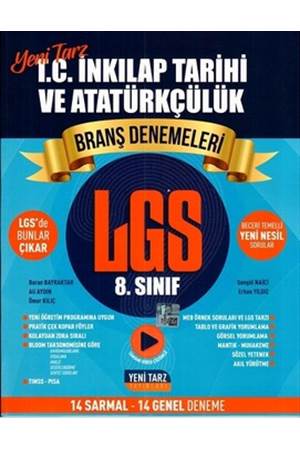 8. Sınıf T. C. İnkılap Tarihi ve Atatürkçülük Branş Denemeleri Yeni Tarz Yayınları