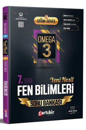 ARTIBİR 7.SINIF ÇETİN CEVİZ OMEGA FEN BİLİMLERİ SORU BANKASI