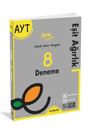 Endemik AYT EŞİT AĞIRLIK 8'li DENEME SINAVI
