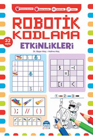 Robotik Kodlama - Kırmızı - 32 Sayfa