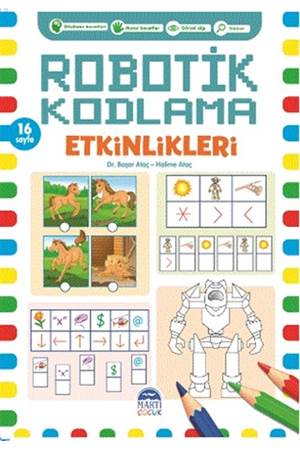 Robotik Kodlama Etkinlikleri - 16 Sayfa - Turuncu 1