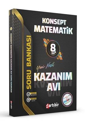 Artı Bir Yayınları 8. Sınıf Konsept Matematik Kazanım Avı Soru Bankası