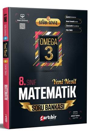 ARTIBİR 8.SINIF ÇETİN CEVİZ OMEGA MATEMATİK SORU BANKASI