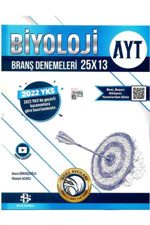 YKS AYT SARMAL DENEME BİYOLOJİ (25*13)- 2022