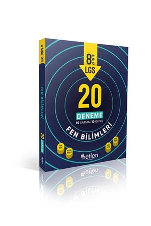NETFEN 8. SINIF FEN BİLİMLERİ 20 DENEME (10 SARMAL+10 GENEL)