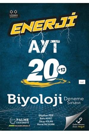 PALME ENERJİ YKS AYT BİYOLOJİ 20 X 13 DENEME SINAVI VİDEO ÇÖZÜMLÜ *YENİ*