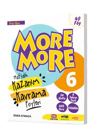 6.SINIF MORE & MORE HAFTALIK KAZANIM KAVRAMA FÖYLERİ (40 FÖY)