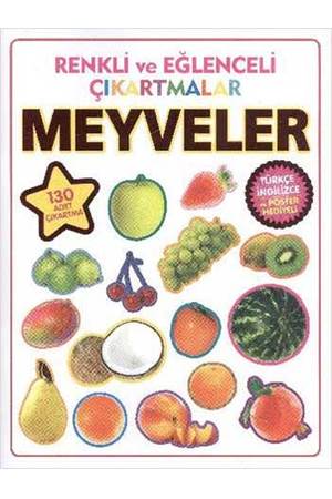 Renkli ve Eğlenceli Çıkartmalar Meyveler