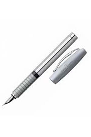 FABER CASTELL BASIC METAL DOLMAKALEM, PARLAK GÜMÜŞ