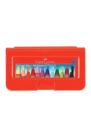 Faber-Castell Altıgen Pastel Plastik Kutu 12 Renk