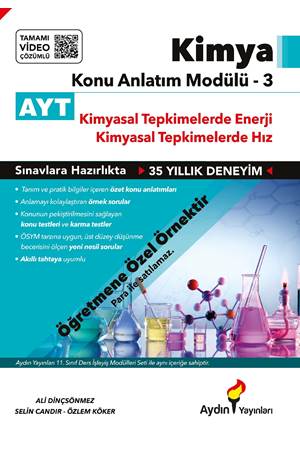 Aydın Yayınları AYT Kimya Konu Anlatım Modülü 3